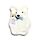Polar Bear 650ml Hot Water Bottle with Plush Cover