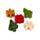 Winter Spice Christmas Botanicals Set of 5 Shaped Wax Melts