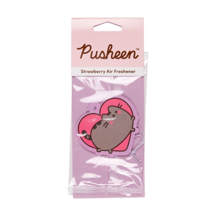 Strawberry Pusheen the Cat Heart Air Freshener