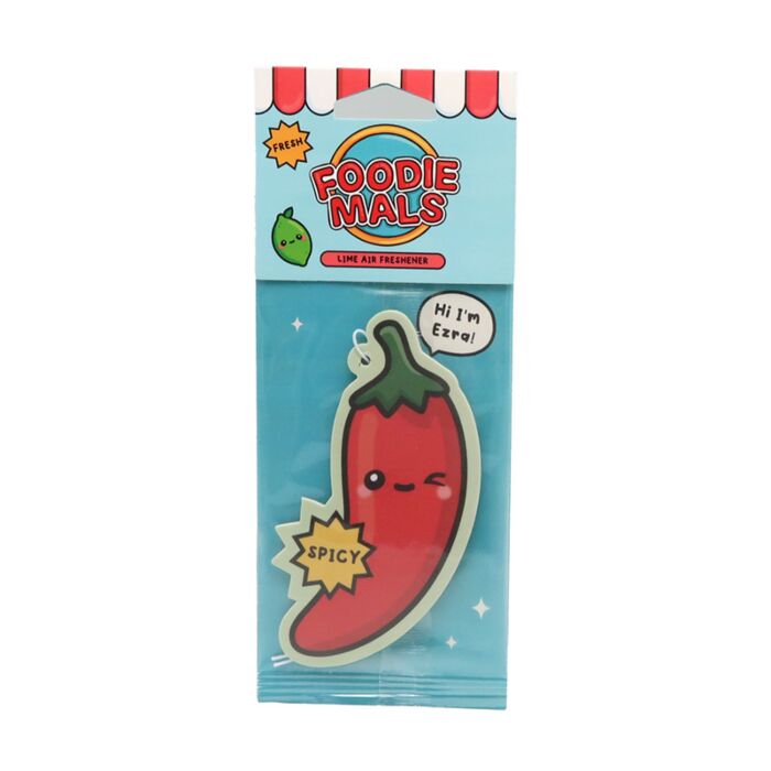 Lime Foodiemals Chilli Air Freshener
