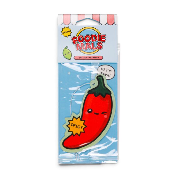 Lime Foodiemals Chilli Air Freshener
