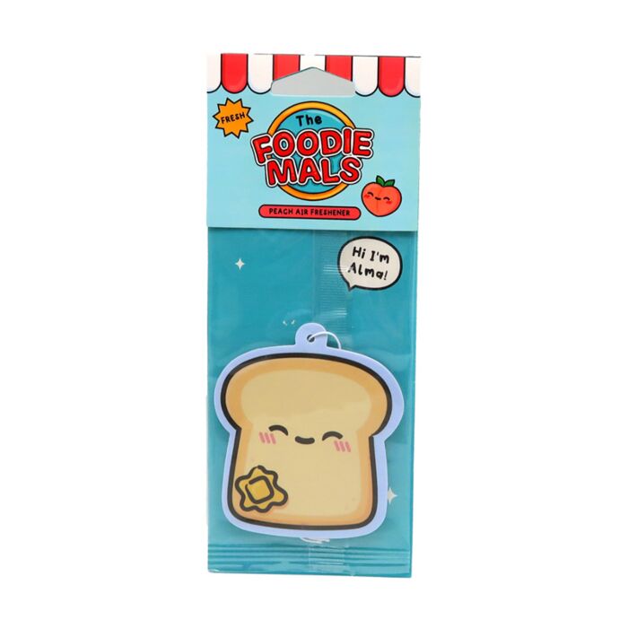 Peach Foodiemals Toast Air Freshener