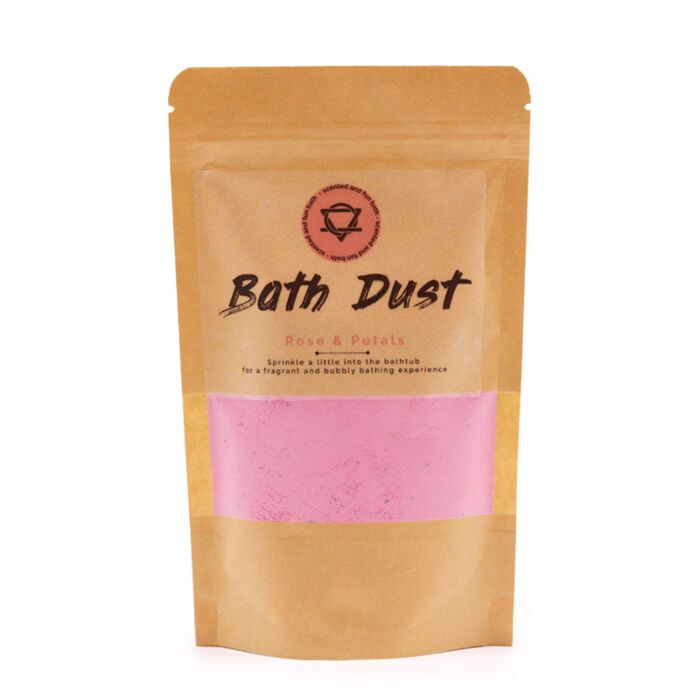 Rose Bath Dust/Bath Salt with Rose Petals