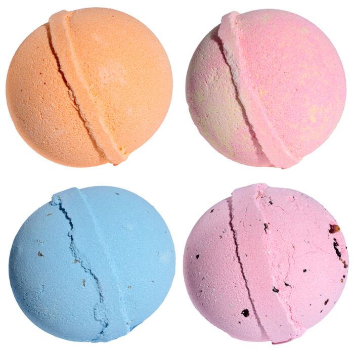Bath Bomb Mix Rose, Lavender, Mandarine & Grapefruit, For Her