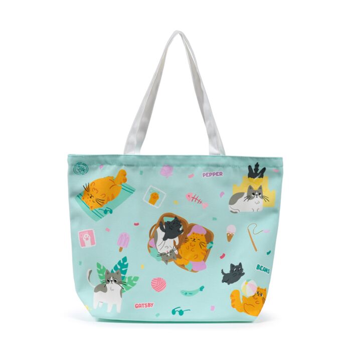 Beans & Co Cats Beach Bag