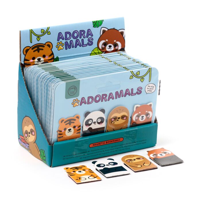 Adoramals Wild Shaped Magnetic Bookmark Set