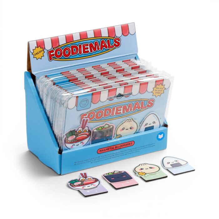 Foodiemals Ramen & Sushi Magnetic Bookmark Set