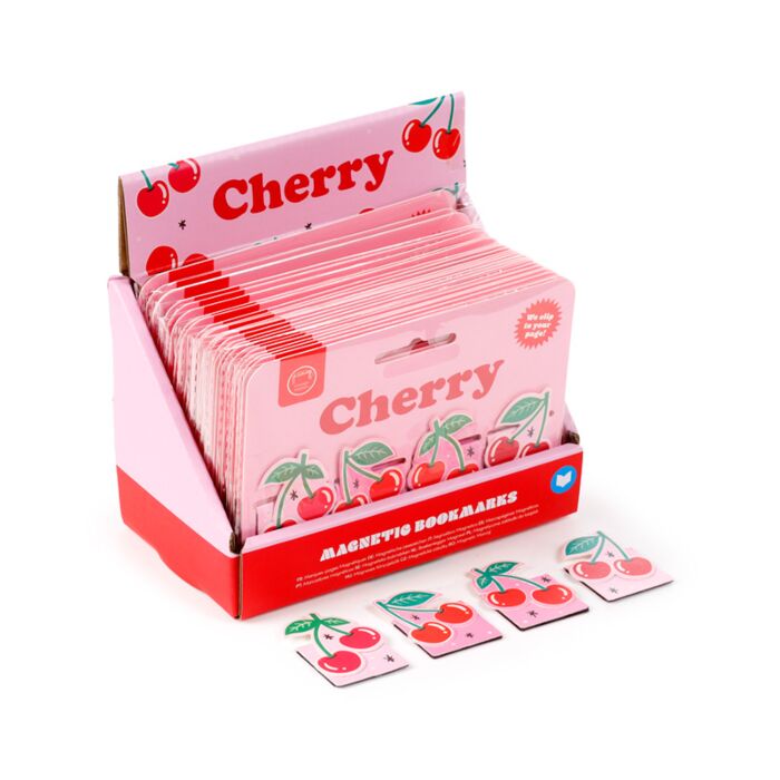 Cherry Magnetic Bookmark Set