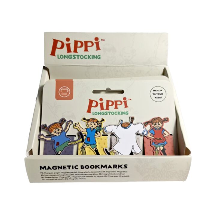Pippi Longstocking Magnetic Bookmark Set