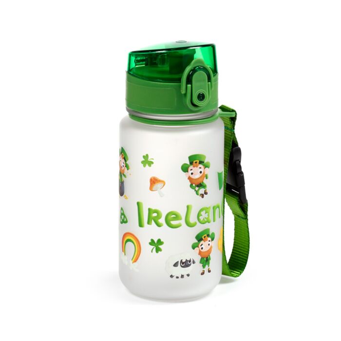 Luck of the Irish Leprechaun Pop Top 350ml Shatterproof Children's Bottle