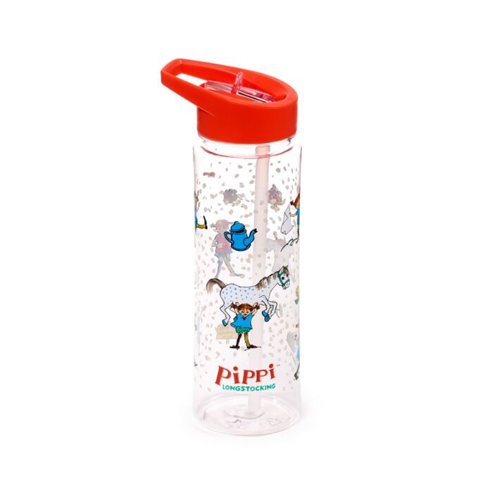 Shatterproof Plastic 550ml Water Bottle Pippi Longstocking
