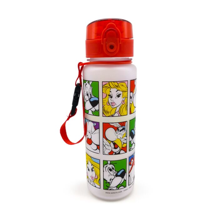 Asterix Portraits Pop Top 600ml Shatterproof Bottle