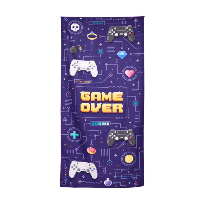 Game Over Microfibre Beach Towel