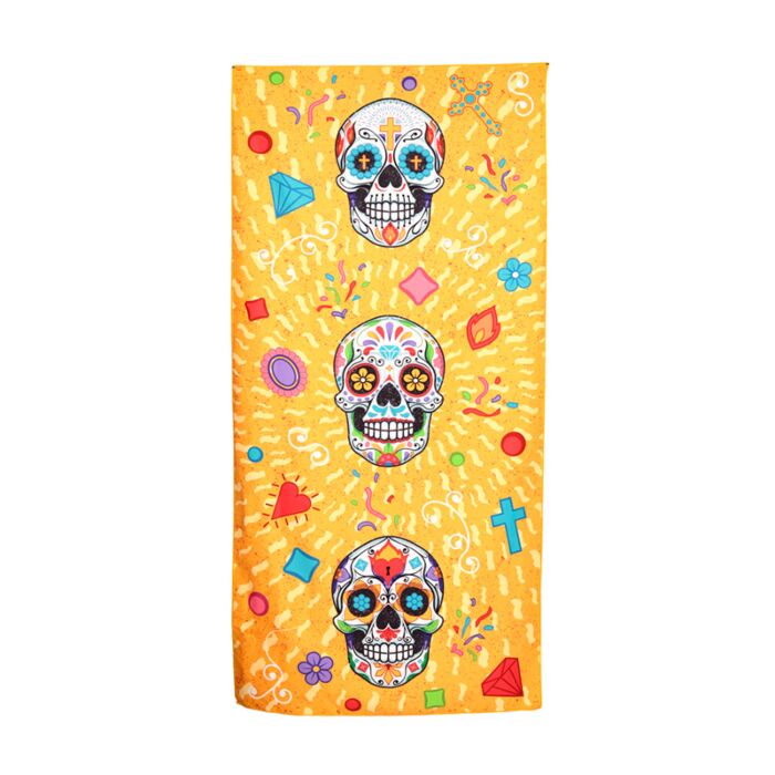 Day of the Dead Microfibre Beach Towel