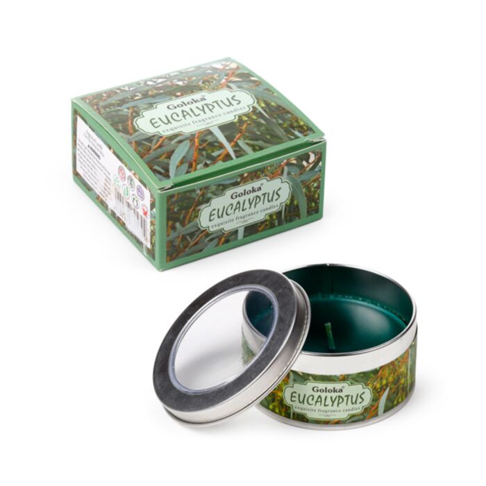 Goloka Eucalyptus Wax Candle Tin