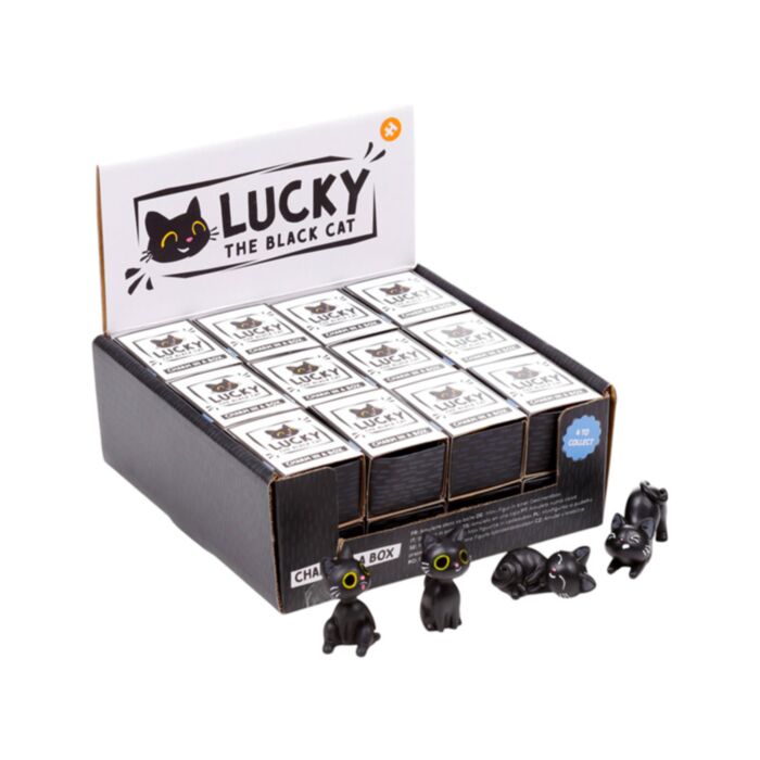 Lucky the Black Cat Charm in a Box