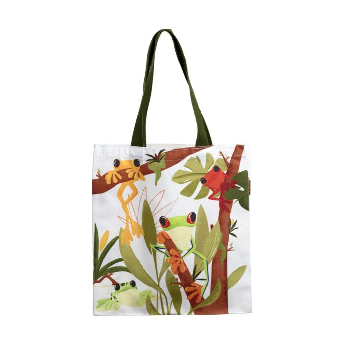 Tropical Tree Frogs Reusable Tote Bag