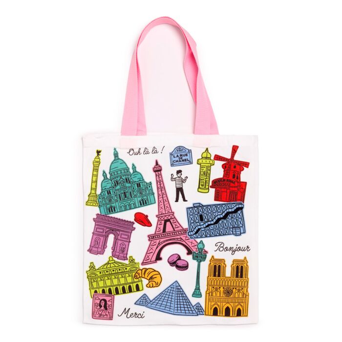 Je t'aime Paris Reusable Tote Bag