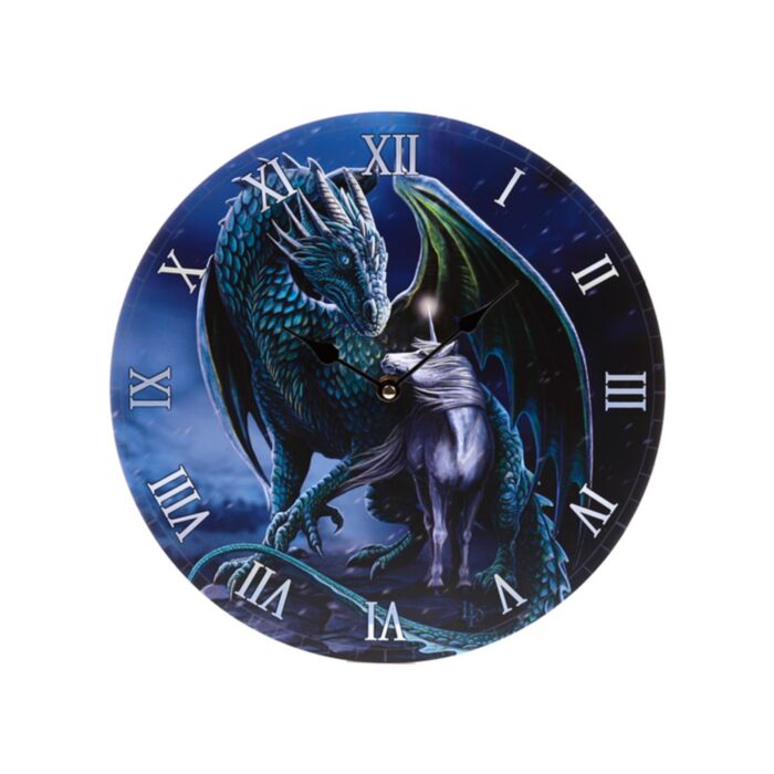 Lisa Parker Protector of Magick Dragon & Unicorn Picture Clock