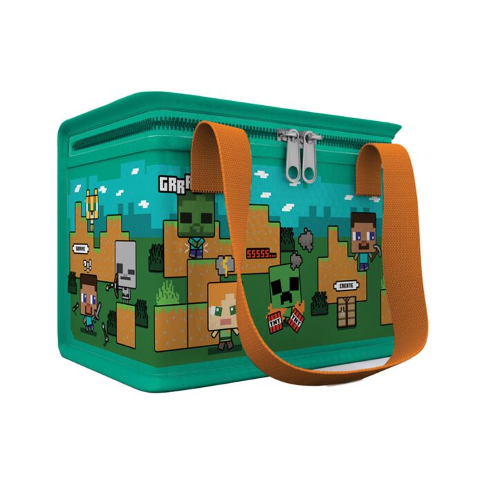 RPET Cool Bag Lunch Bag Minecraft Steve & Alex