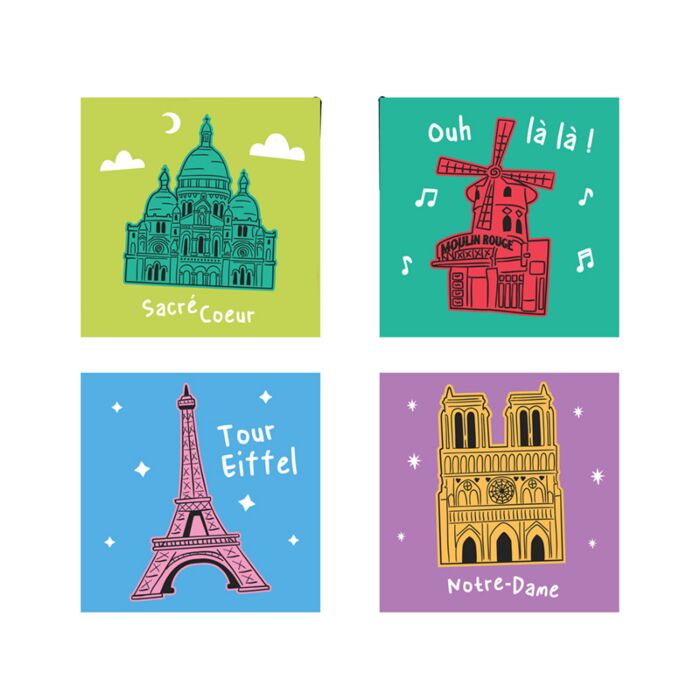 Je t'aime Paris Compressed Travel Towel