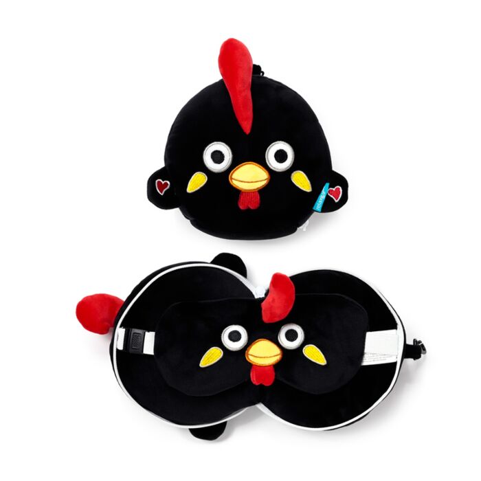 Relaxeazzz Galo De Barcelos Travel Pillow & Eye Mask