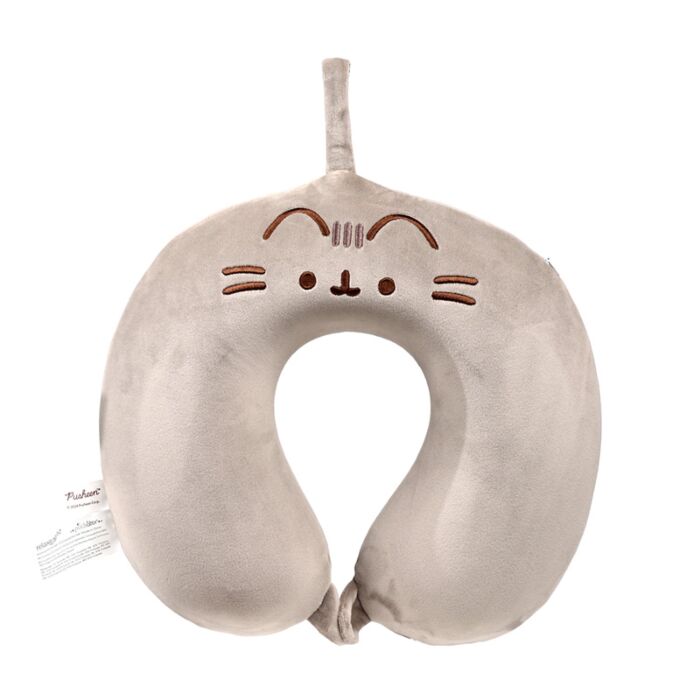 Relaxeazzz Pusheen the Cat Plush Memory Foam Travel Pillow