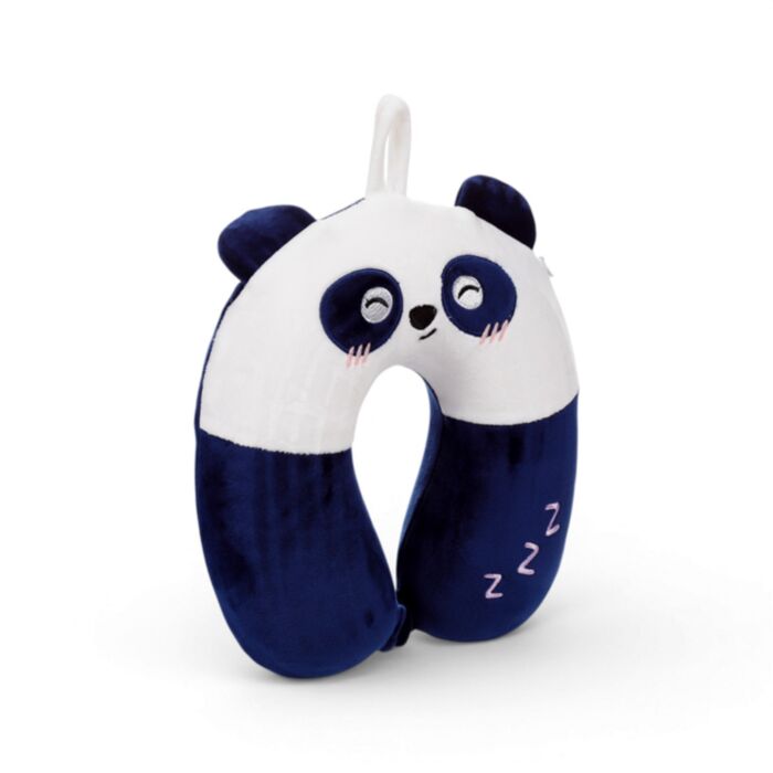 Relaxeazzz Adoramals Banjo the Panda Plush Kids Memory Foam Travel Pillow