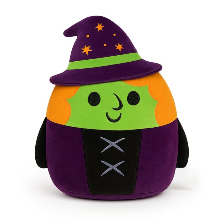 Squidglys Spooky Witch Plush Toy