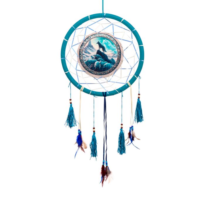 Spirit of the Wolf Pack Dreamcatcher 33cm