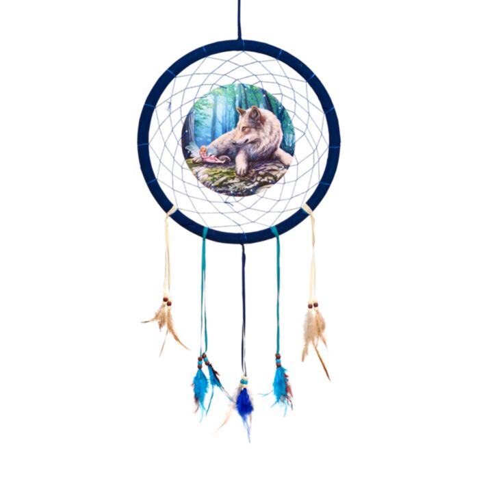 Lisa Parker Fairy Stories Wolf & Fairy Dreamcatcher 33cm
