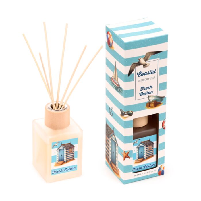 Coastal Fresh Cotton 100ml Reed Diffuser