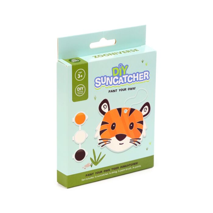 Zooniverse Tiger Paint Your Own DIY Suncatcher