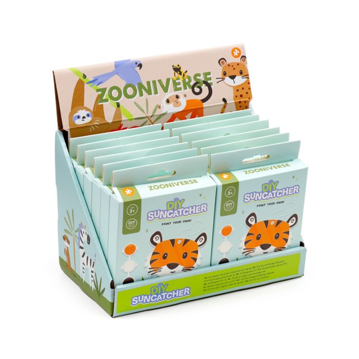 Zooniverse Tiger Paint Your Own DIY Suncatcher