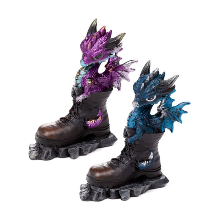Elements Cute Baby Dragon in Old Boot