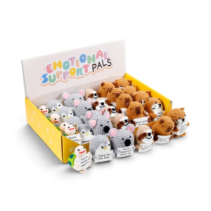 Positive Emotional Support Crochet Animals Mix 1