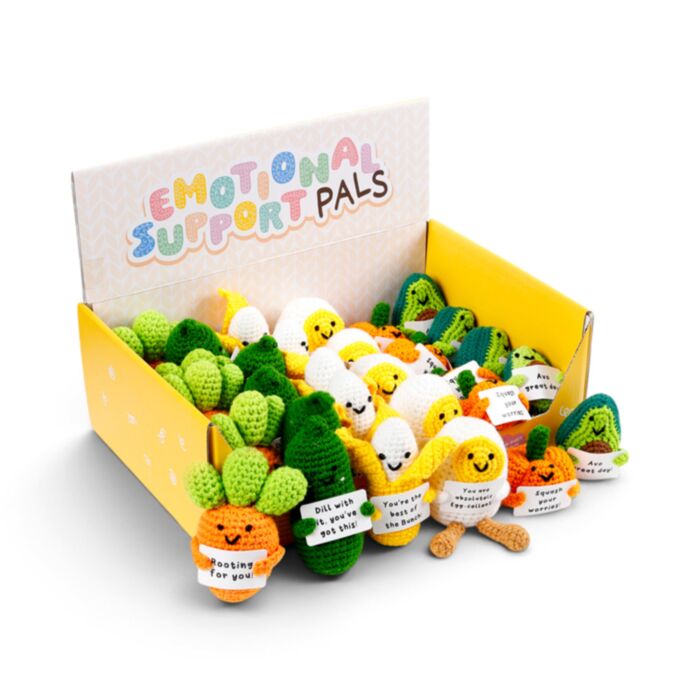 Positive Emotional Support Crochet Food