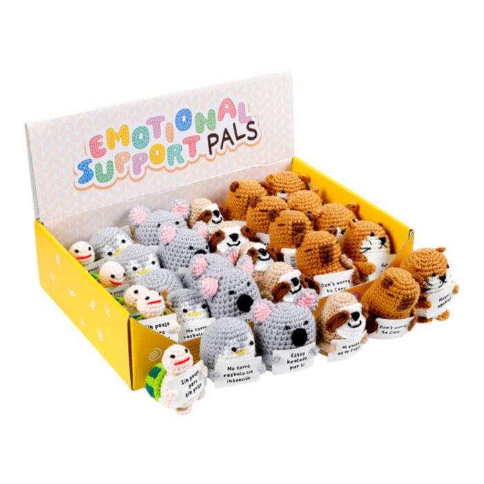 Spanish Positive Emotional Support Crochet Animals Mix 1