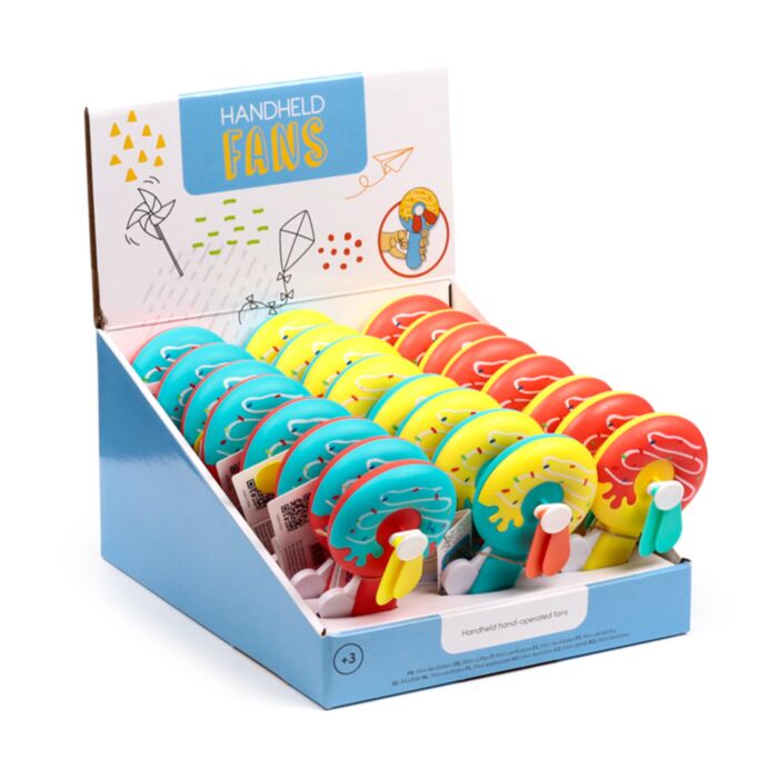 Donut Handheld Hand-Operated Fan