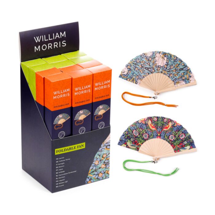 William Morris Folding Hand Fan