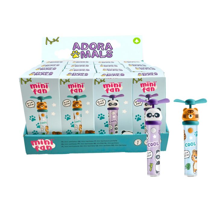 Adoramals Wild Portable Mini Fan Rechargeable USB