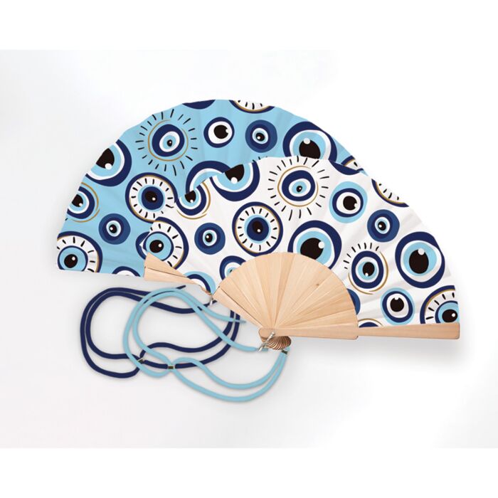 Evil Eye Folding Hand Fan
