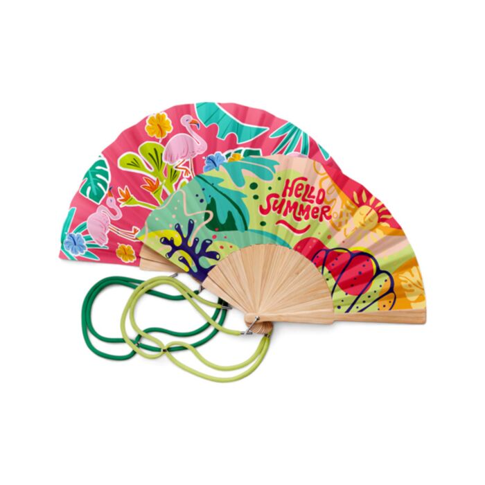 Summertime Folding Hand Fan