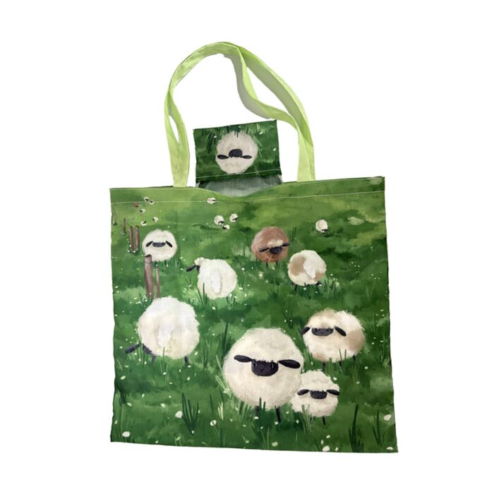 Foldable Reusable Shopping Bag Sheep