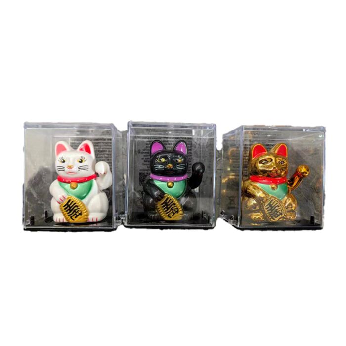 Maneki Neko Waving Cat Mini Solar Pal