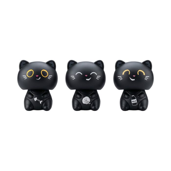 Lucky the Black Cat Mini Solar Pal
