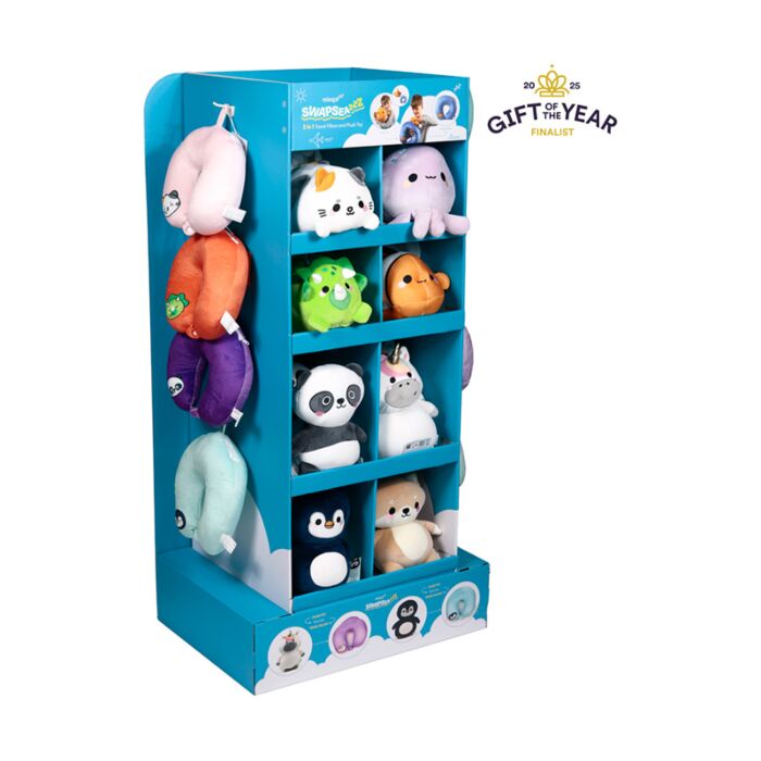 8 Compartment FSDU Display Unit for Swapseazzz Travel Pillows & Toy