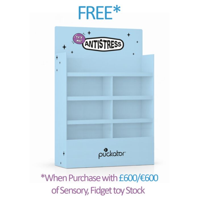 Antistress Fidget & Sensory Toy 4-Shelf FSDU Display Unit