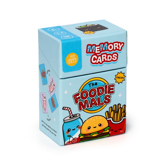Foodiemals Kids Memory Card Set