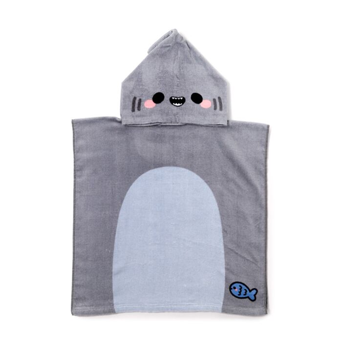 Archie the Shark Adoramals Kids Hooded Towel